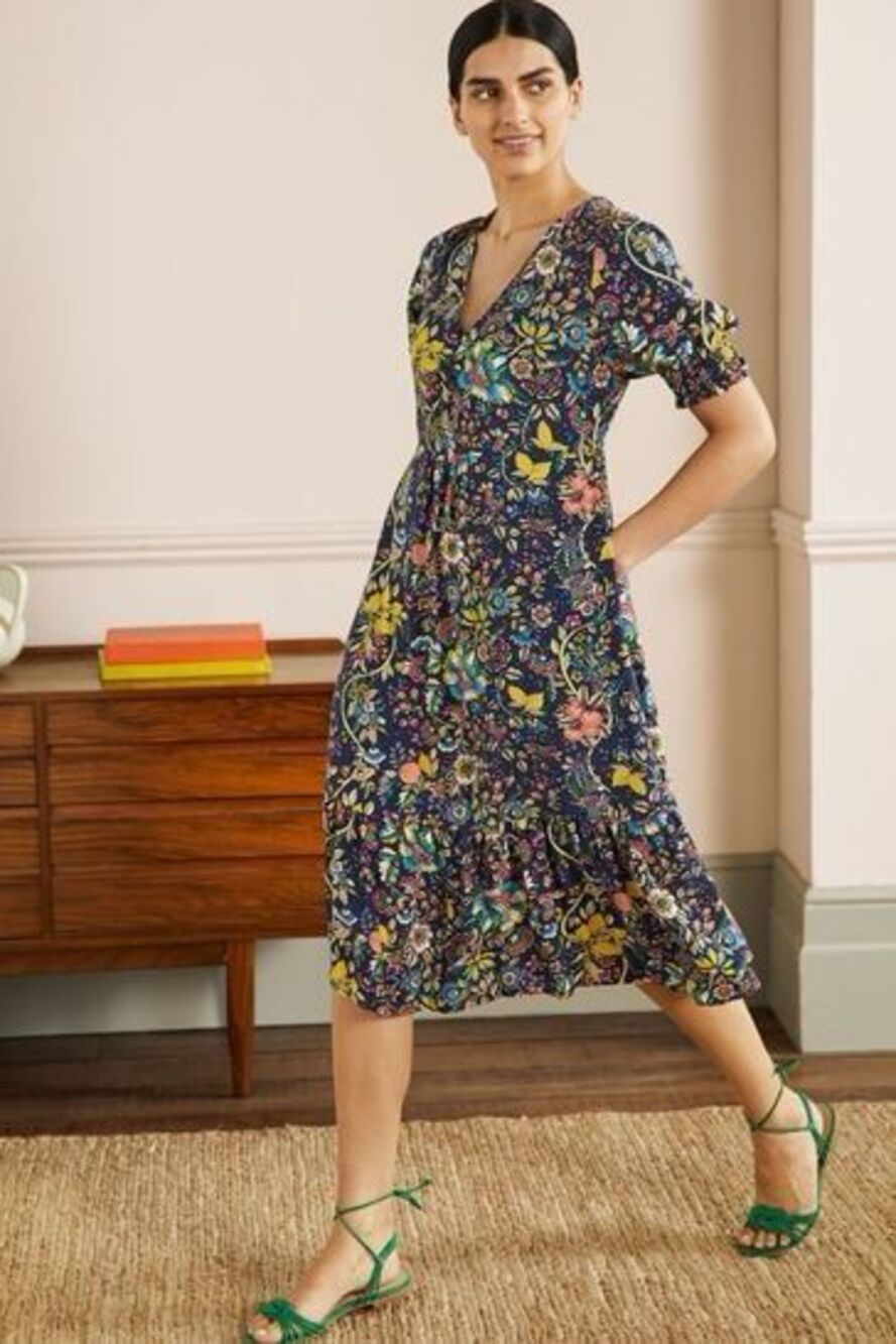 Boden Easy Tea Midi Dress NWT